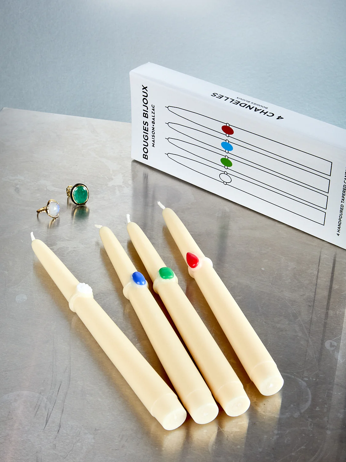 Bijoux Set of Taper Candles - Image 2