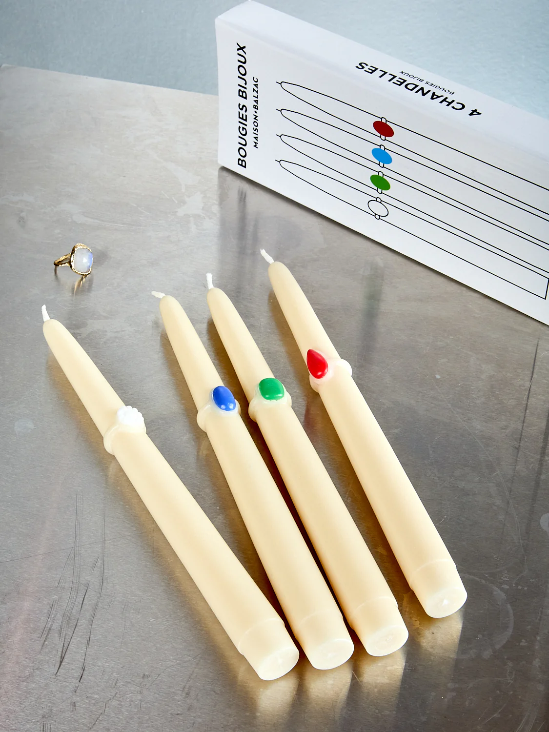 Bijoux Set of Taper Candles - Image 4