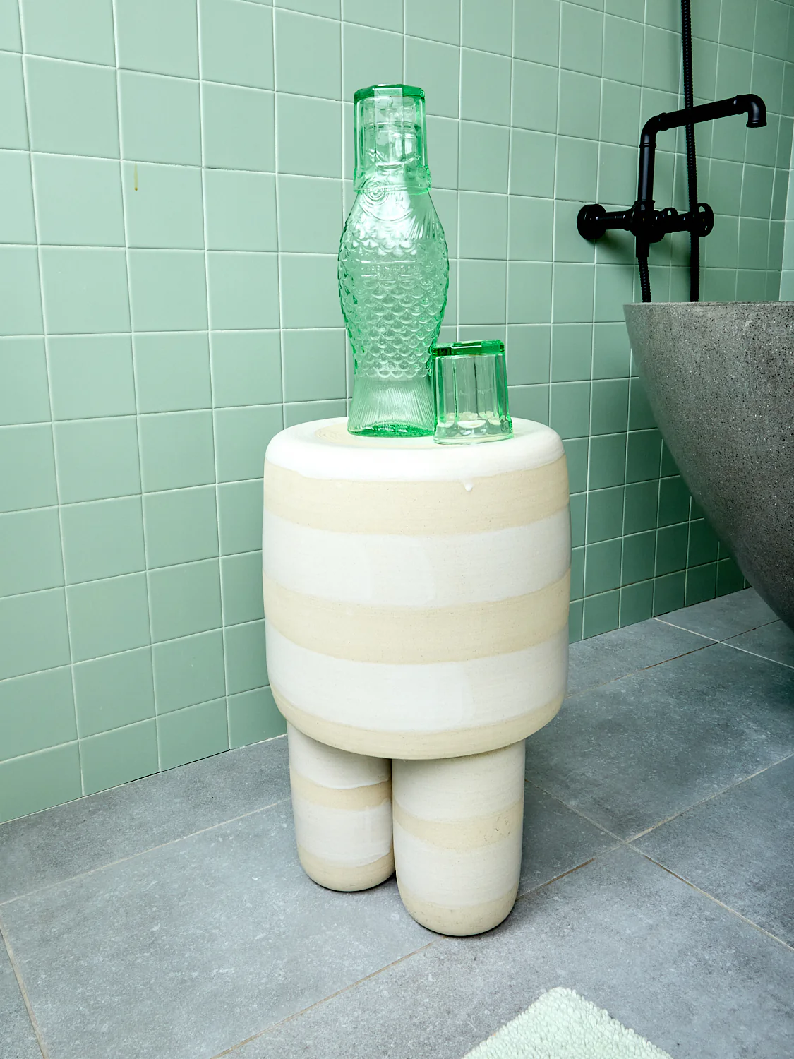 Ceramic Milking Stool - Image 6