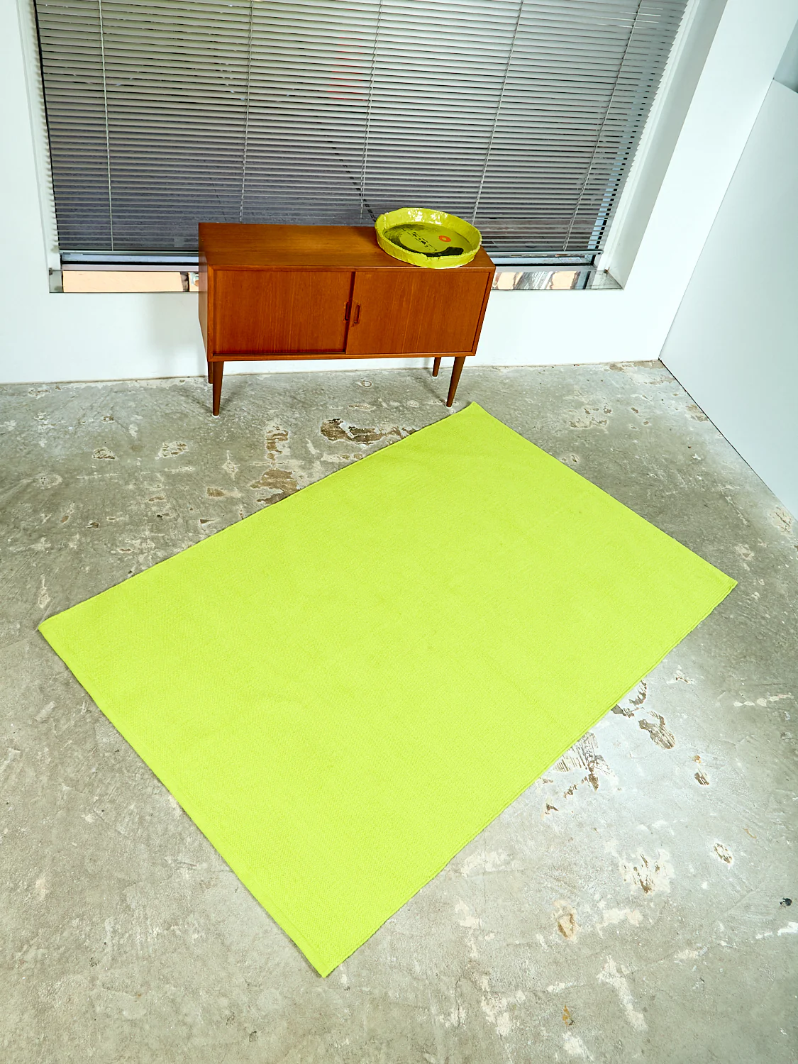 Olive Oil Cotton Rug - Image 7
