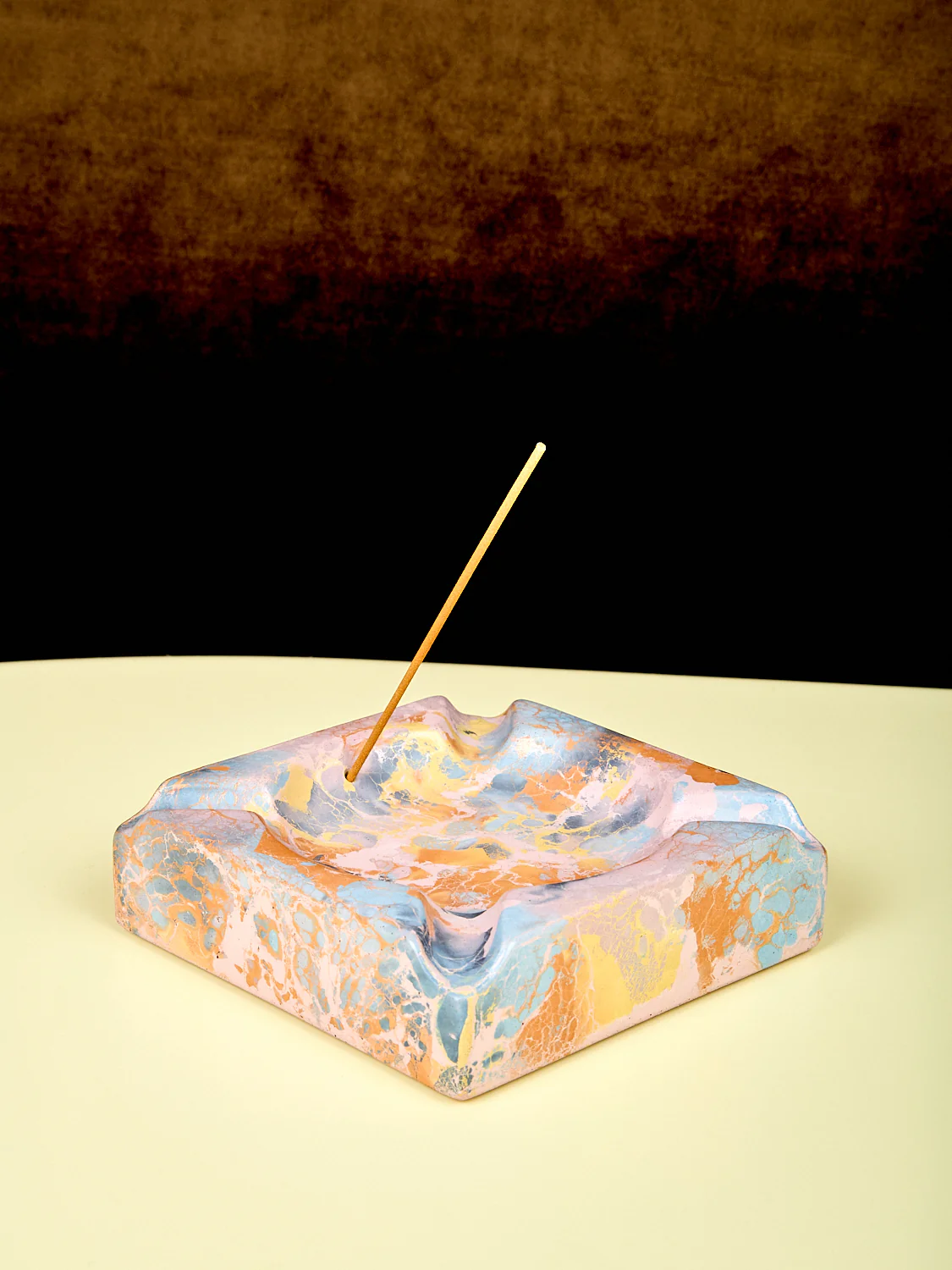 Concrete Ashtray and Incense Holder - Image 2