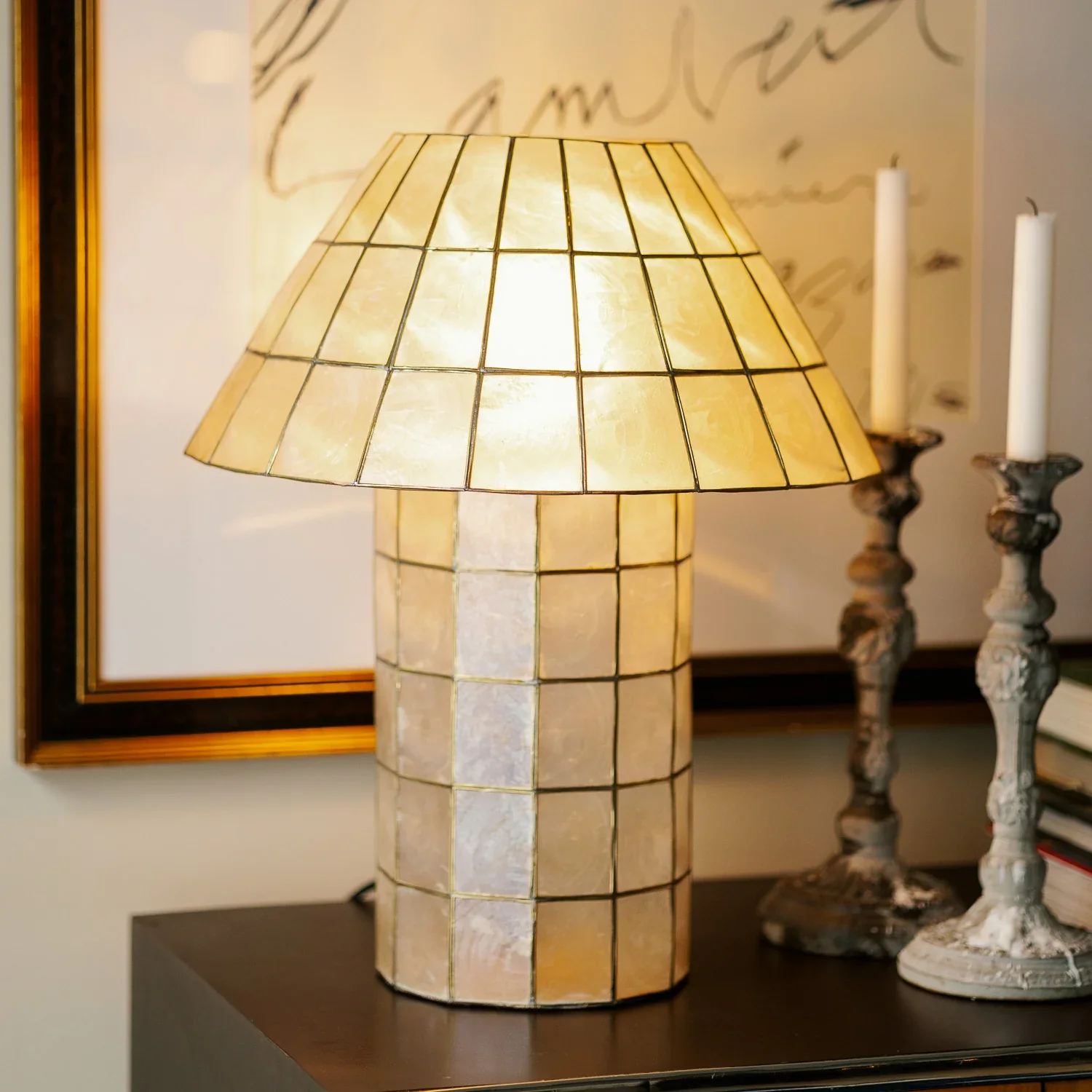 Mother of Pearl Table Lamp - Image 6