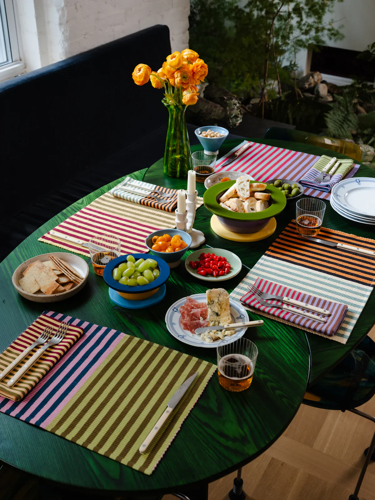 Duo Striped Napkins and Placemats - Image 3