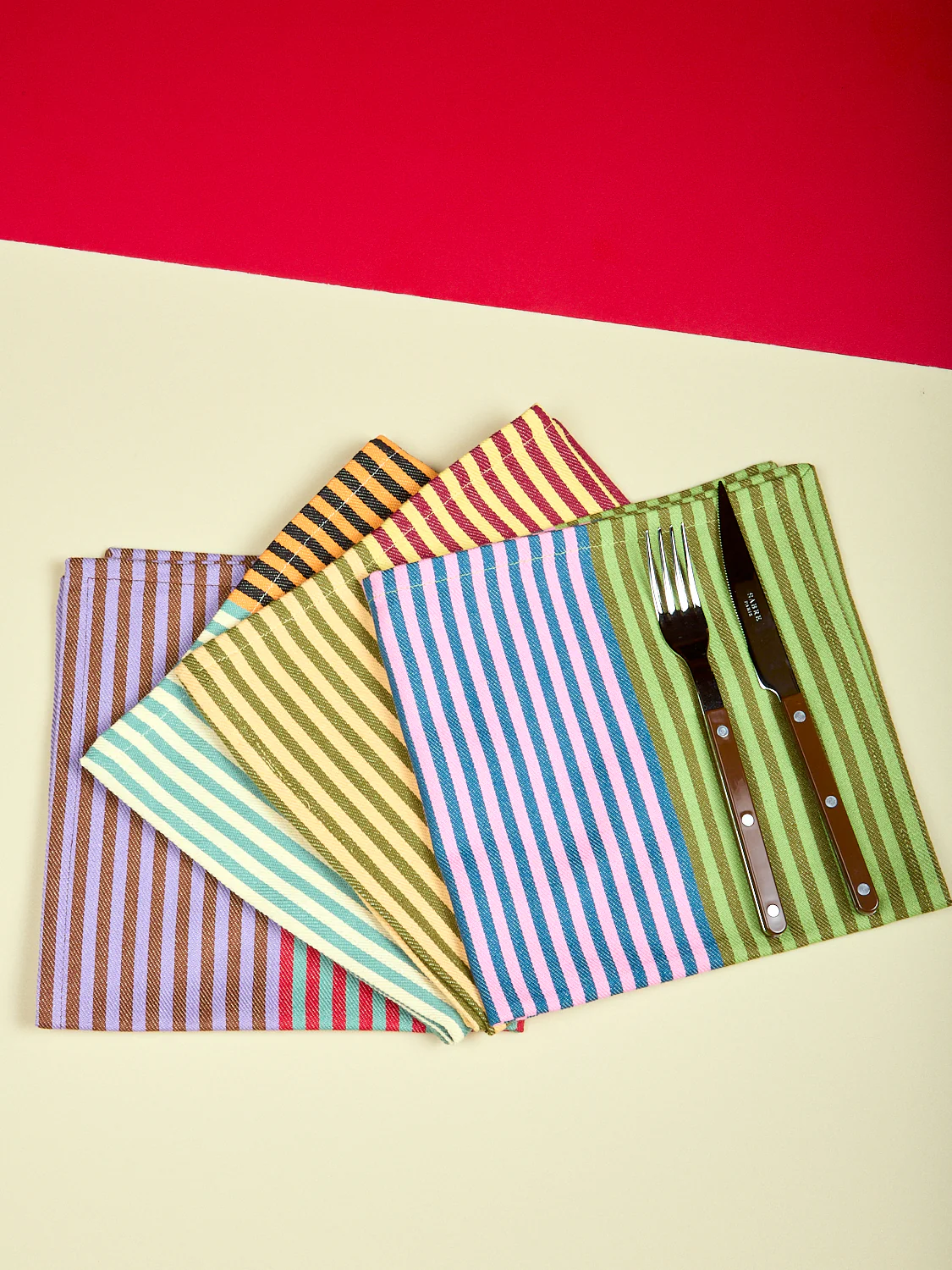 Duo Striped Napkins and Placemats - Image 4