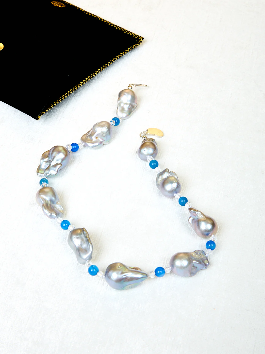Host Necklace with Baroque Pearls and Beads - Image 4