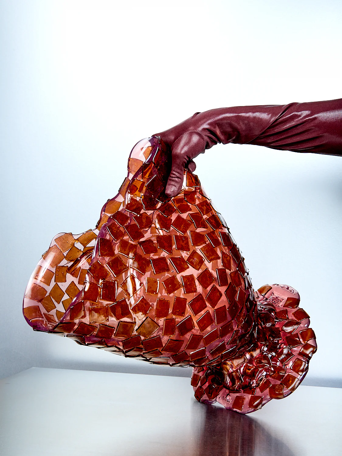 Rock Vessel in Pink Amber - Image 2