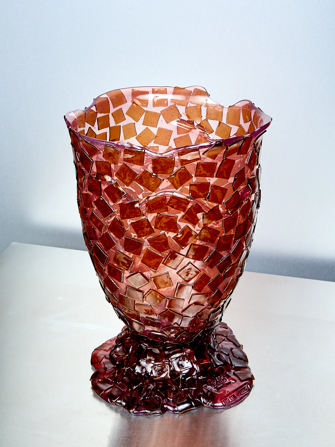 Rock Vessel in Pink Amber - Image 5