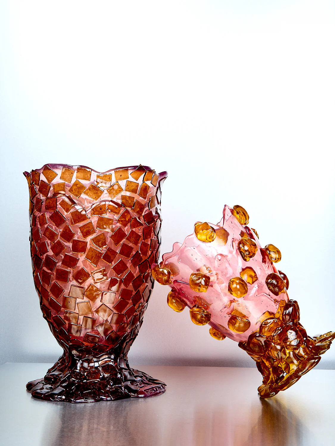 Rock Vessel in Pink Amber - Image 6