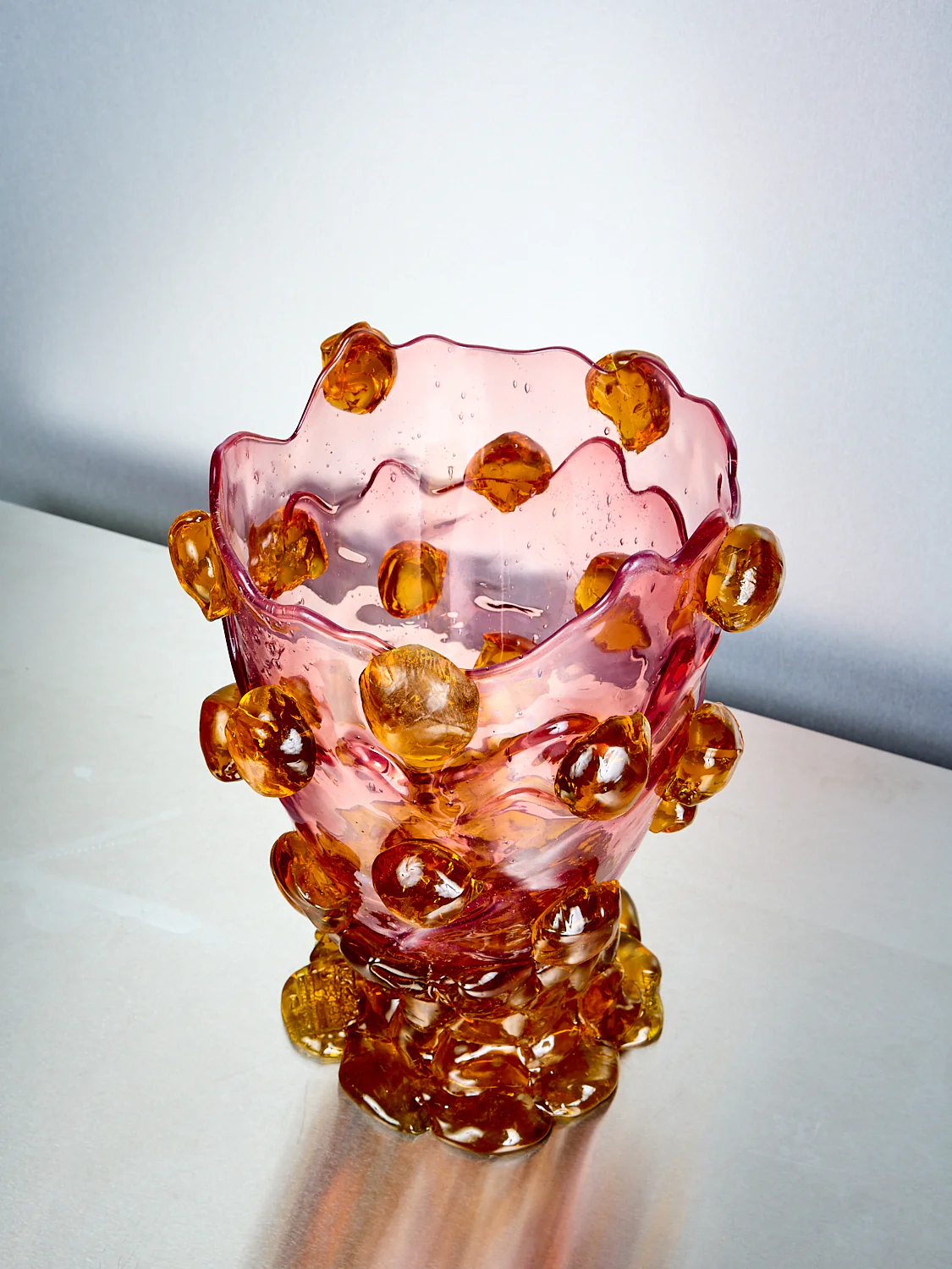 Nugget Vessel in Pink Amber - Image 3