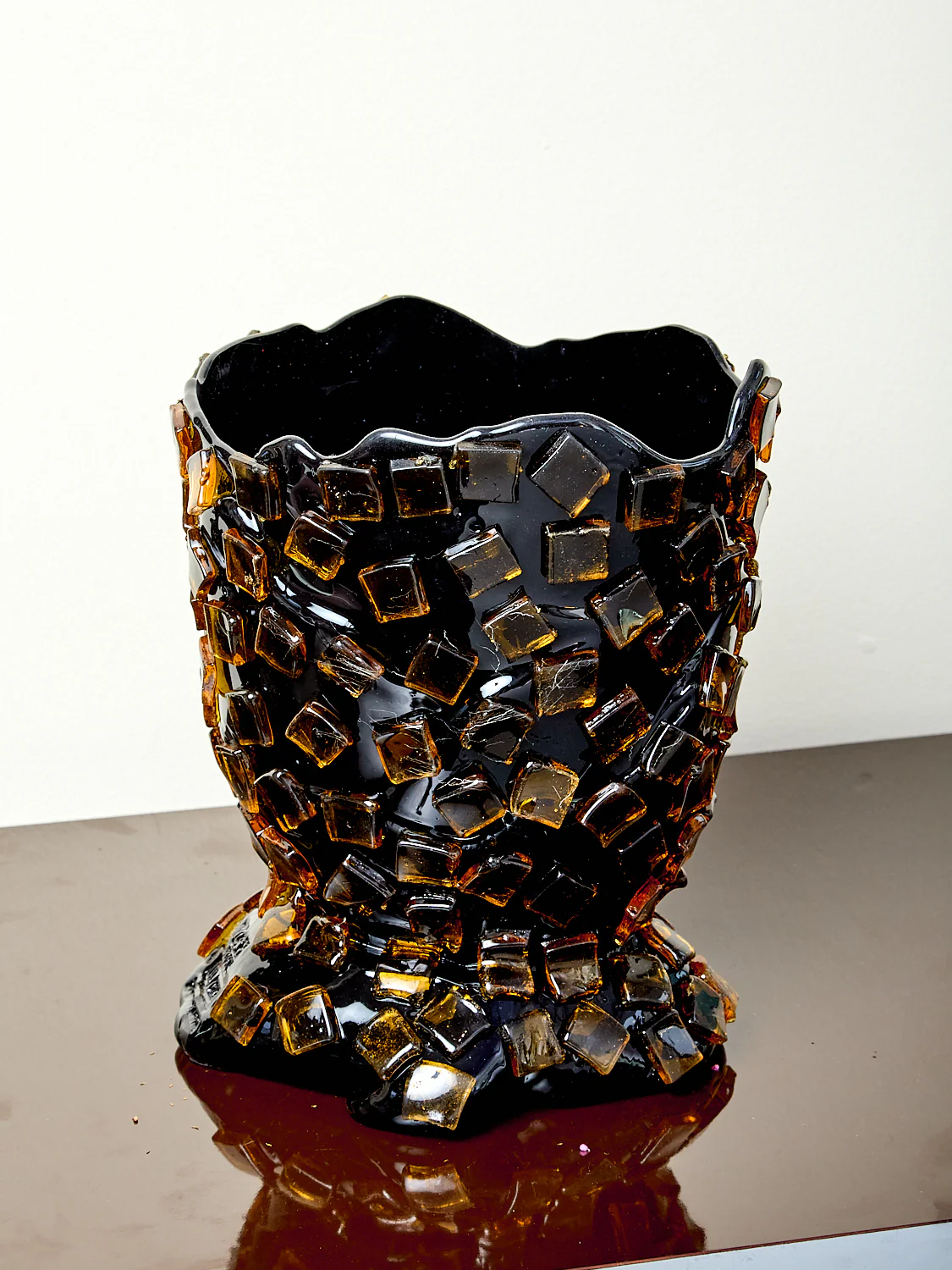 Rock Vessel in Black Amber - Image 7