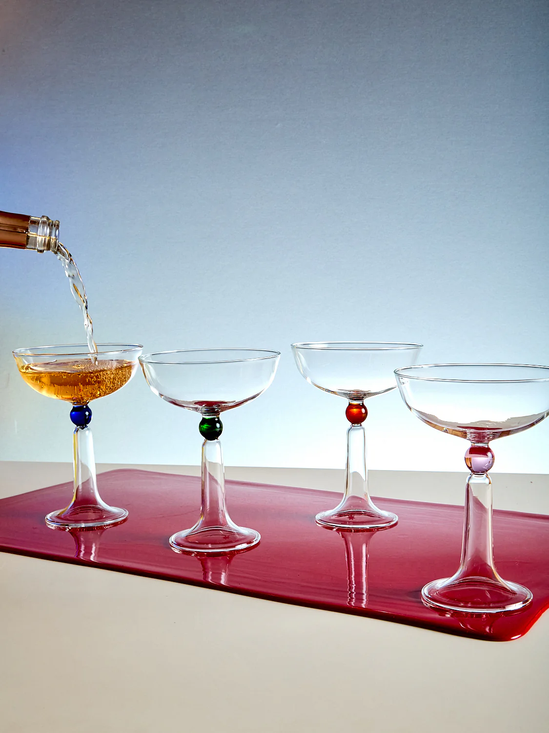 Set of 4 Tassel Coupes - Image 6