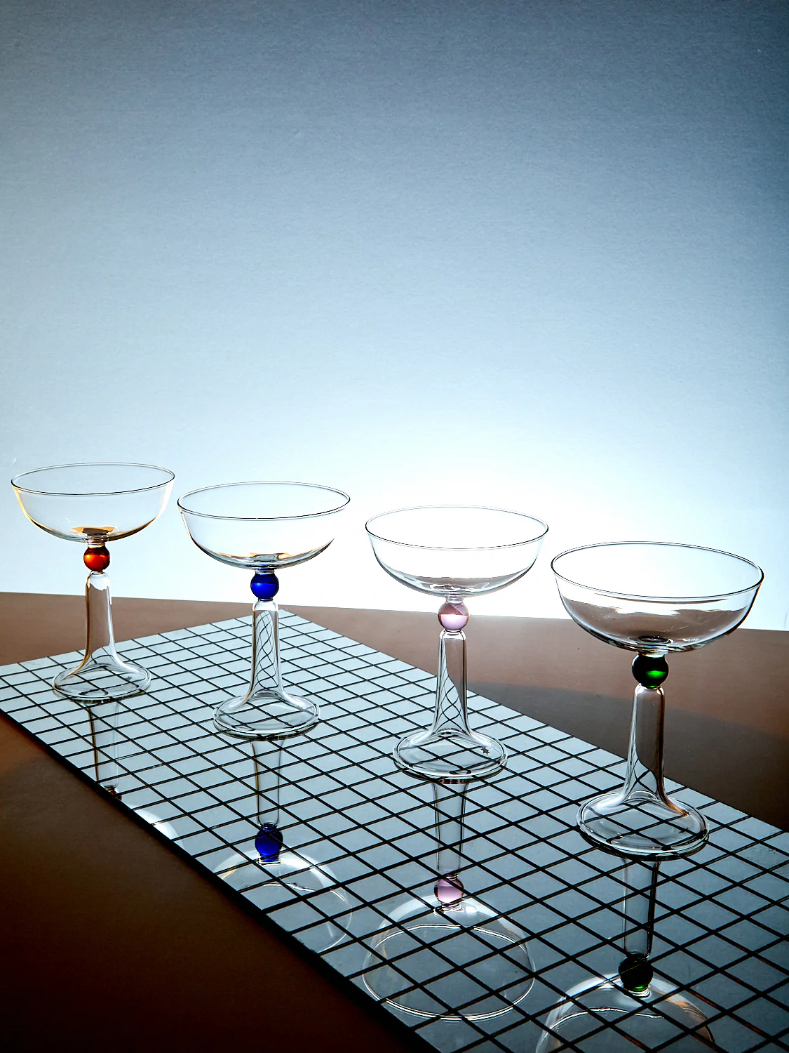 Set of 4 Tassel Coupes - Image 7
