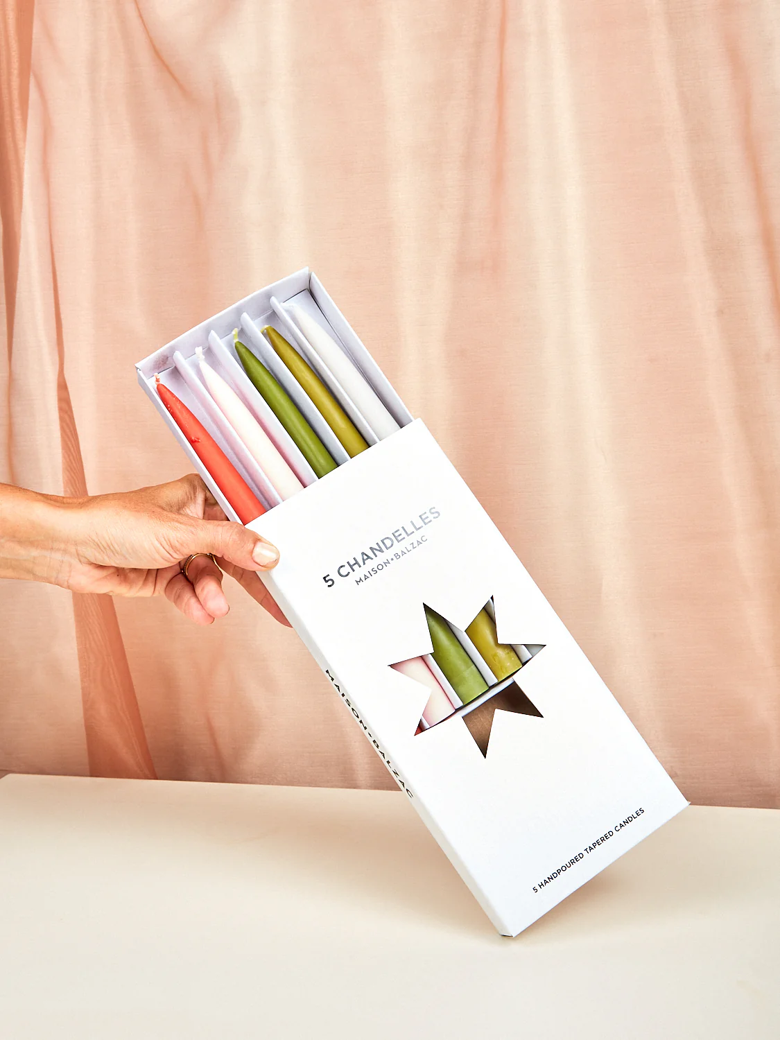 Spring Set of Taper Candles - Image 3