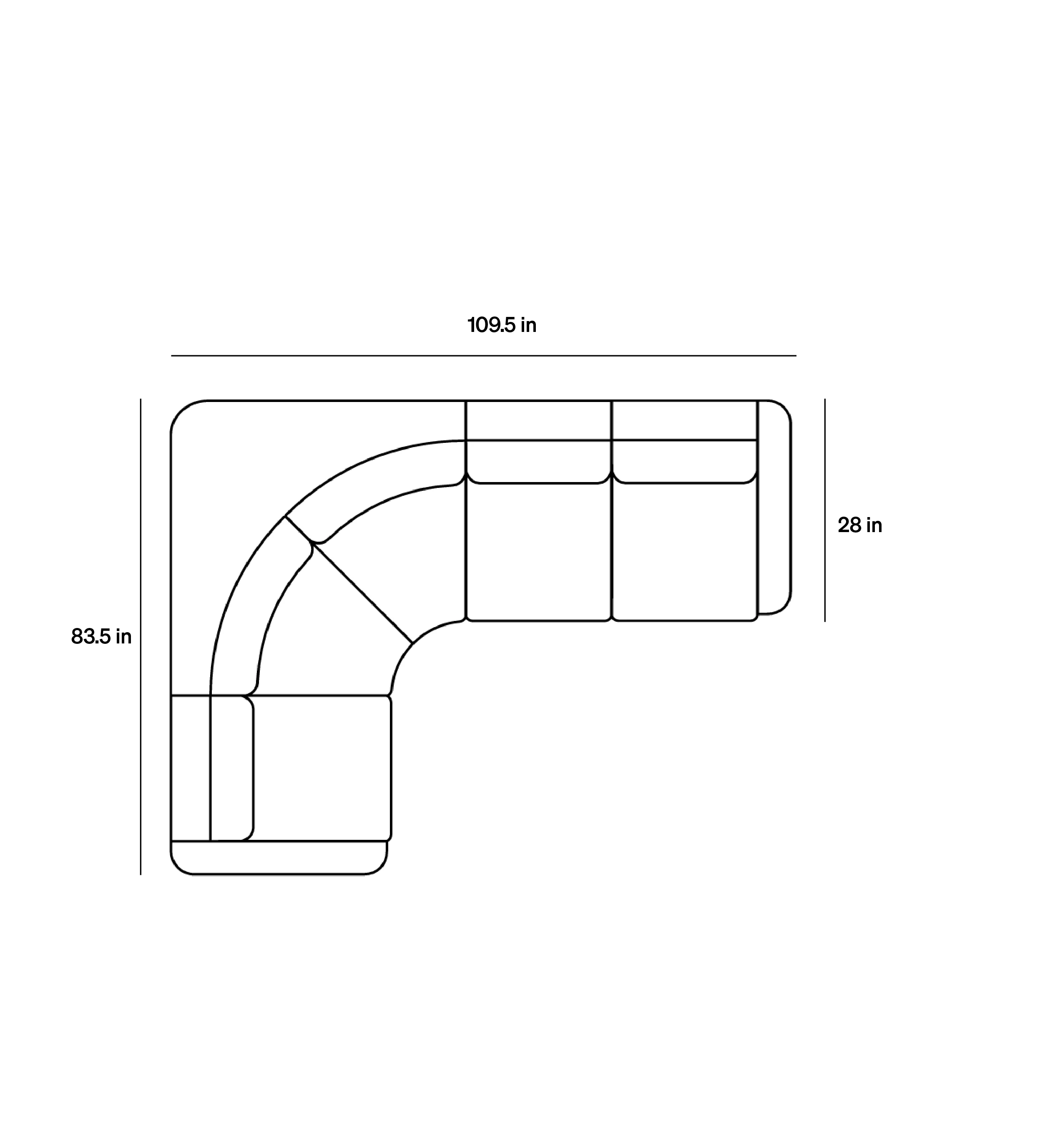 T4 Modular Sectional Sofa - Image 6
