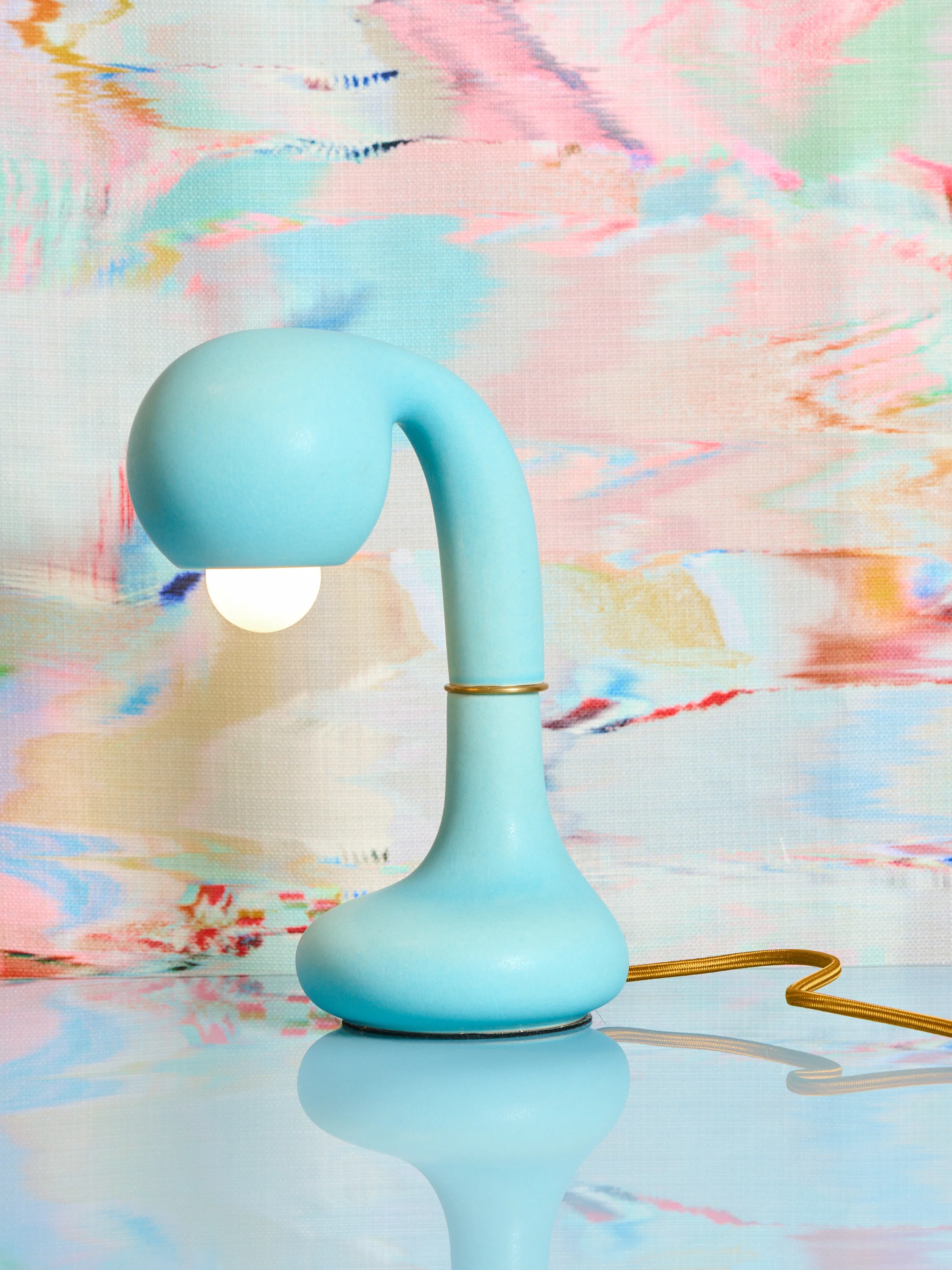 Short Ceramic Table Lamp