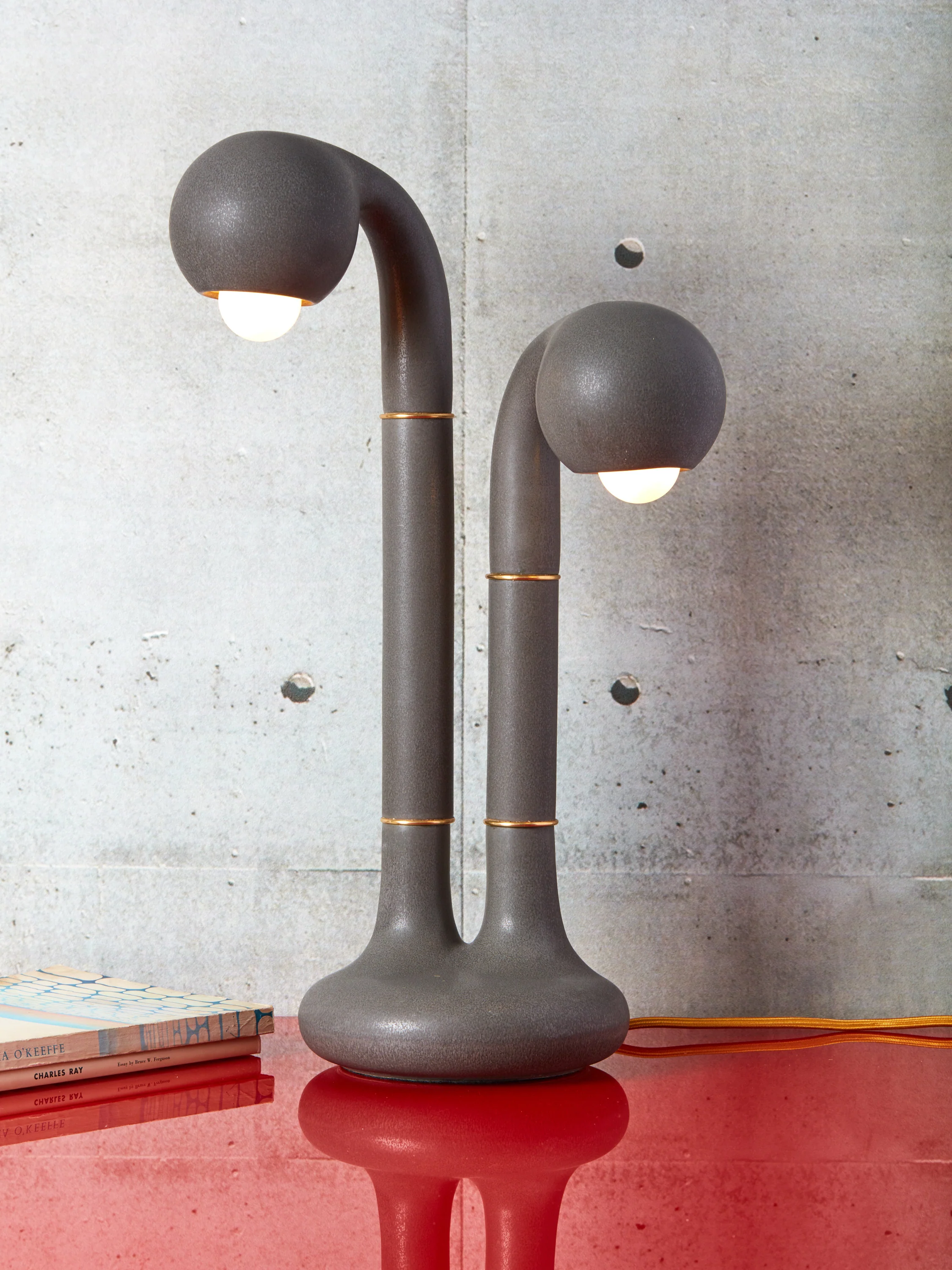 2 Globe Table Lamp - Image 5