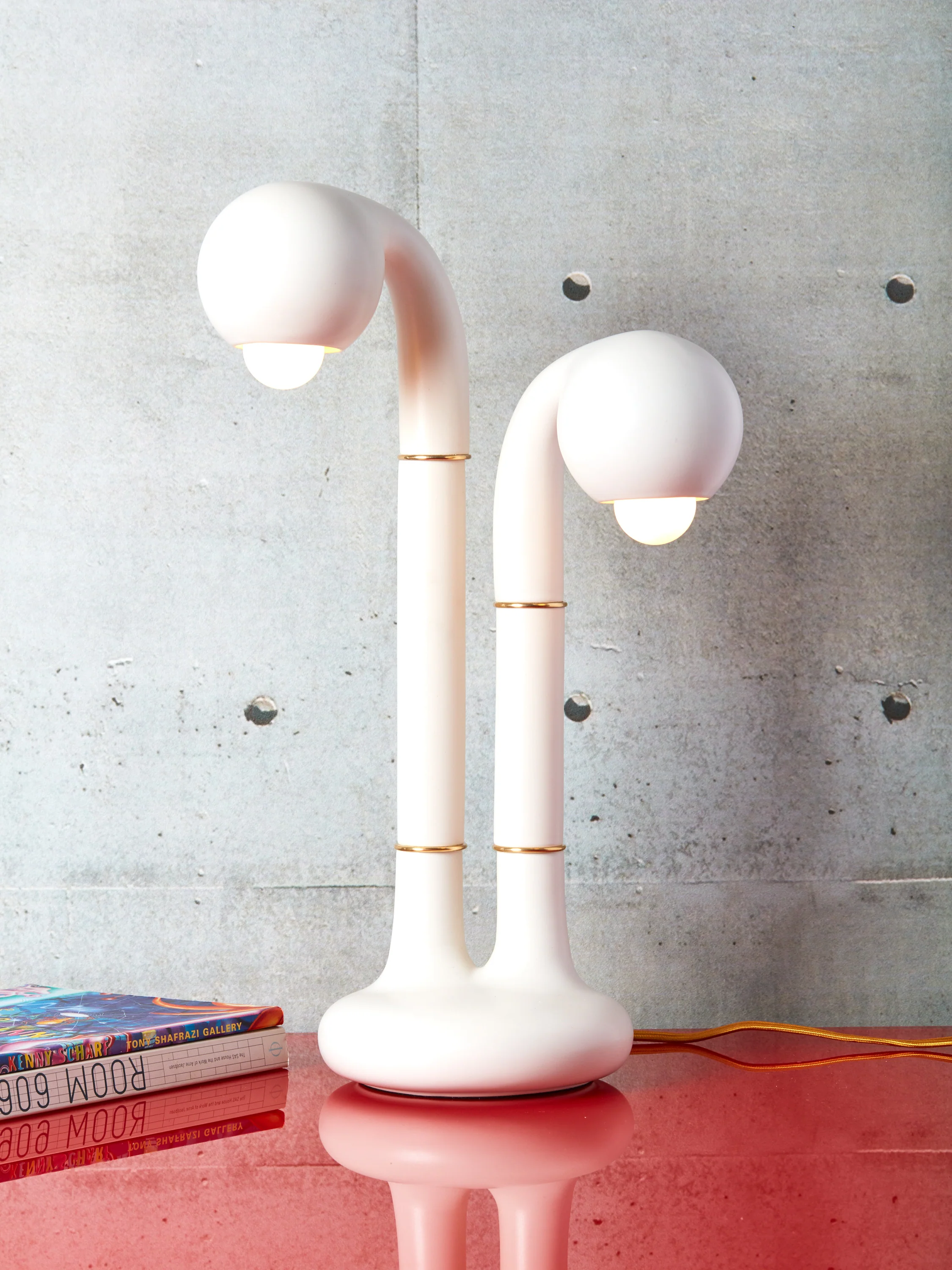 2 Globe Table Lamp - Image 6