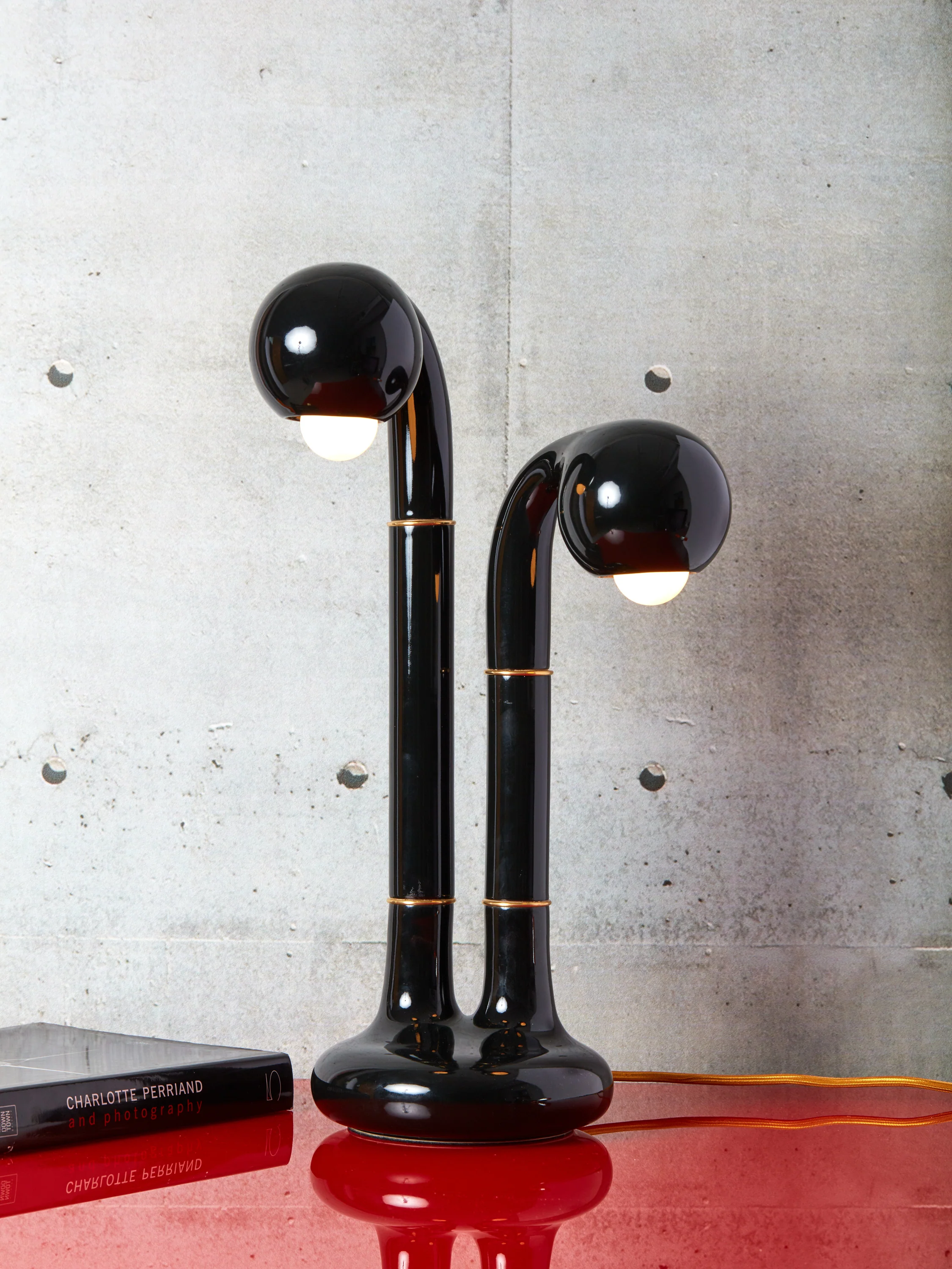 2 Globe Table Lamp - Image 7